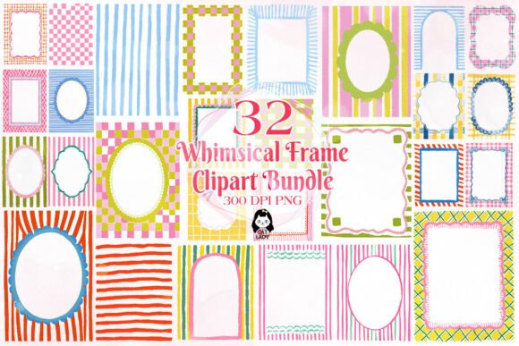 Download Whimsical Frame Clipart Bundle - Premium Resources
