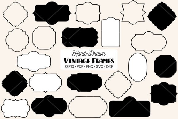 Download Vintage Frames | Decorative Border Label - Frame Collection